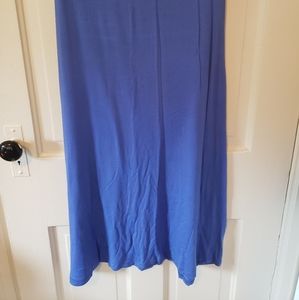 Azules Royal Blue Maxi Skirt